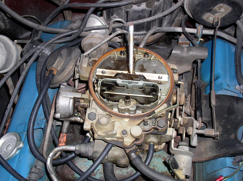 350 Small Block Chevy / Rochester Quadrajet / TV Cable Hookup ** Pics